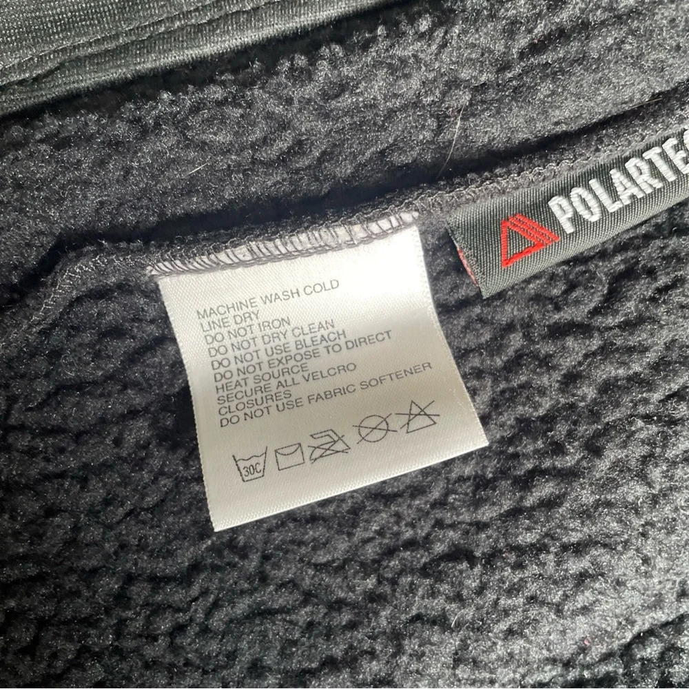 Vintage North Face Fleece Vest Mens Size Small Black